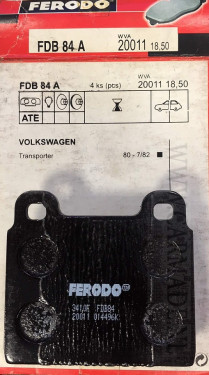Remblokken Volkswagen Transporter T3