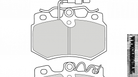 Remblokken Citroen C15 Visa Peugeot 205 309