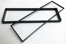 Set van 2 afstandsframes universeel voor 1-DIN Radio