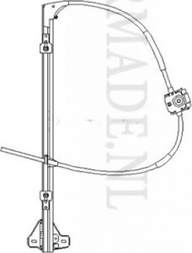 Raammechanisme voor Renault & Opel