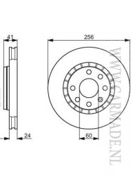 Remschijven set voor: Opel Kadett Ascona Calibra etc, Lotus Elan