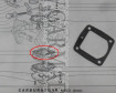Carburateur pakking Alfa-Romeo Giulia Spider, Fiat 1100R