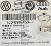 Originele remblokken Audi VW Seat Skoda 