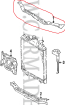 Suzuki Swift, Radiator support boven.